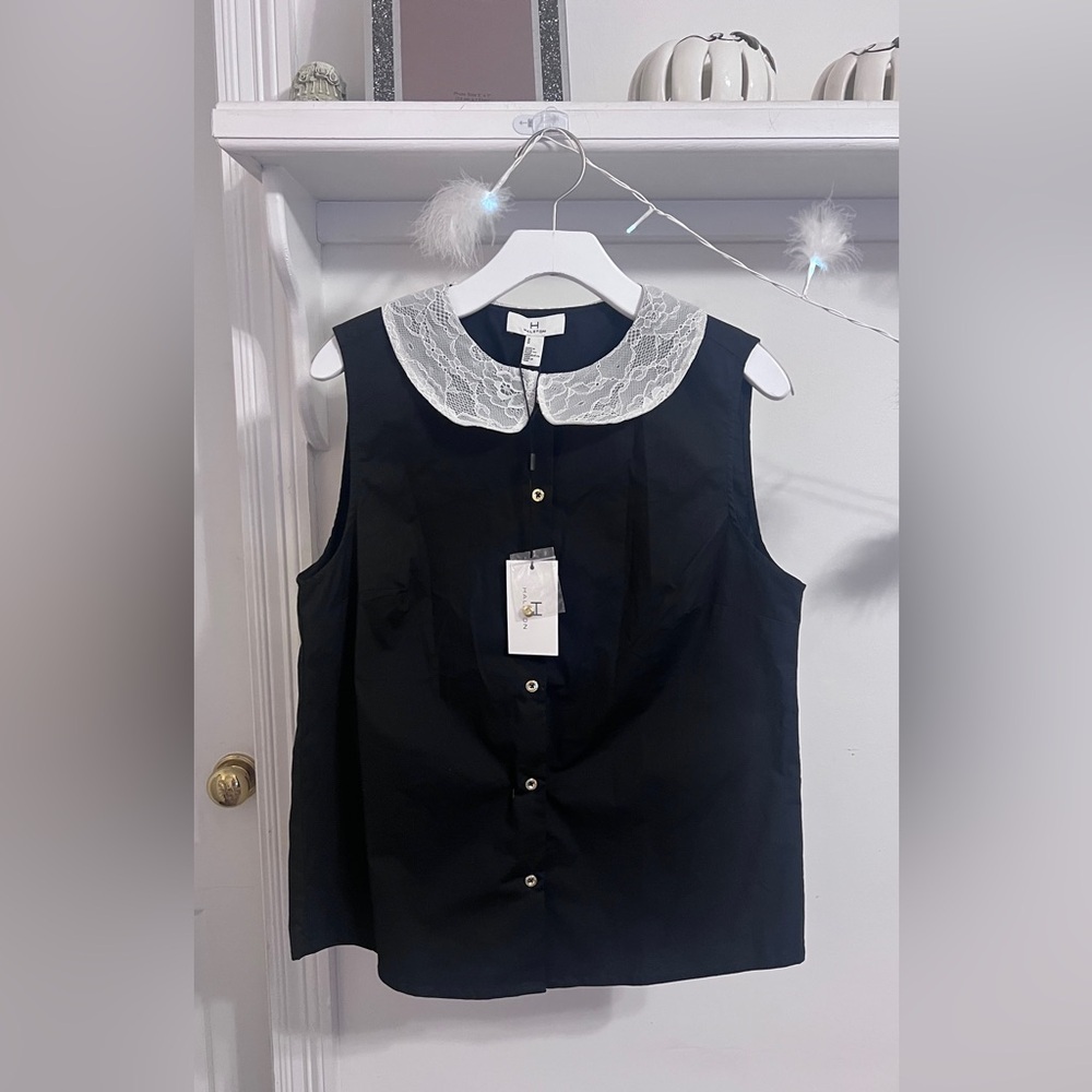 NWT Halston Chic Button Down NWT - image 2
